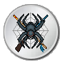 Hunter silver giant spider.gif