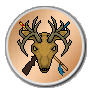 Hunter bronze large stag.gif