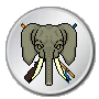 Hunter silver elephant.gif