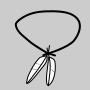 Parrot Feather Charm